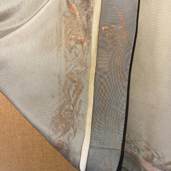 Jordan Vintage Womens Pants Top Duster Set Size Medium Gold Art To Wear - Picture 6 of 8